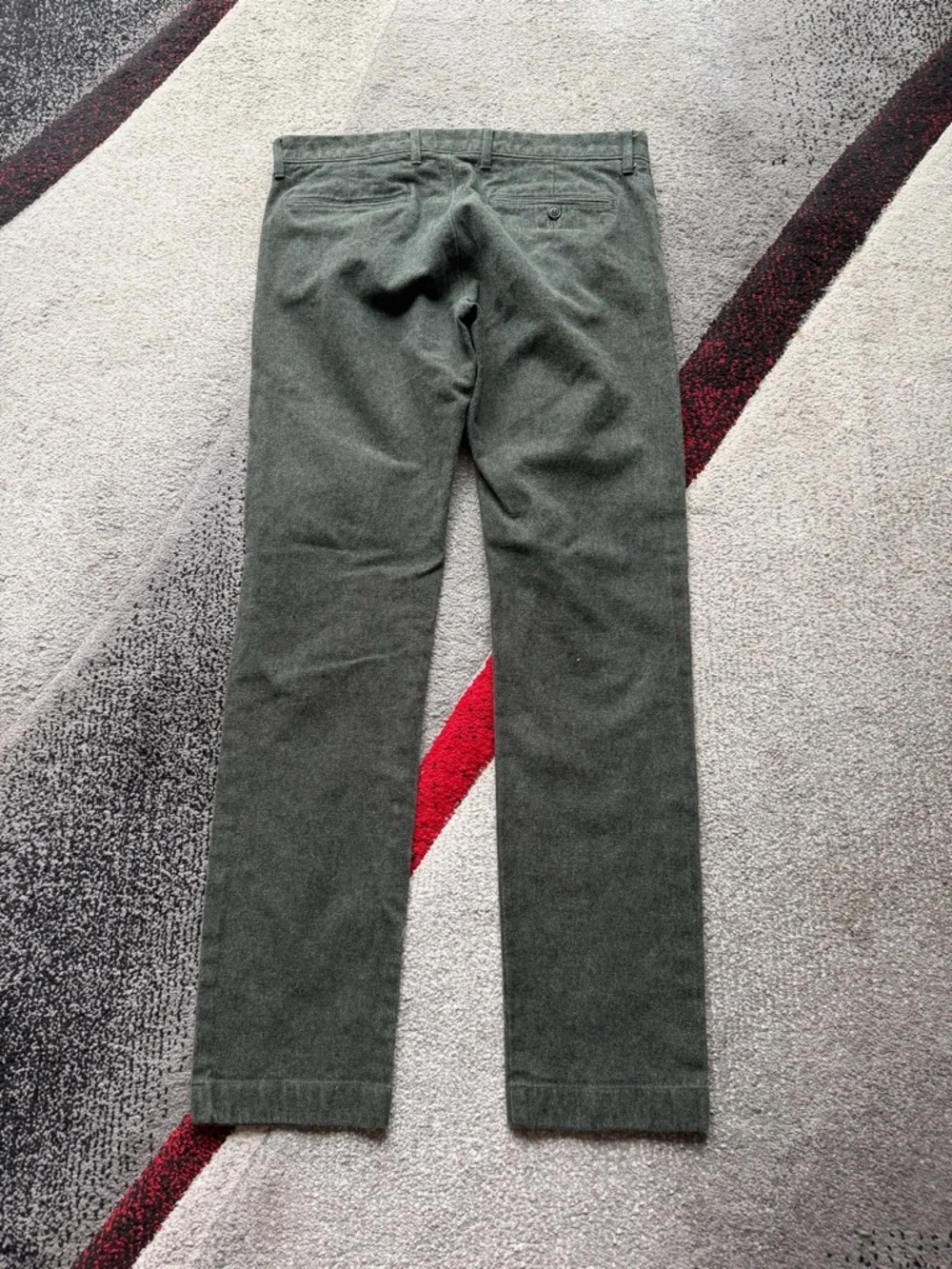 J. Crew Men's Dark Olive Corduroy Pants